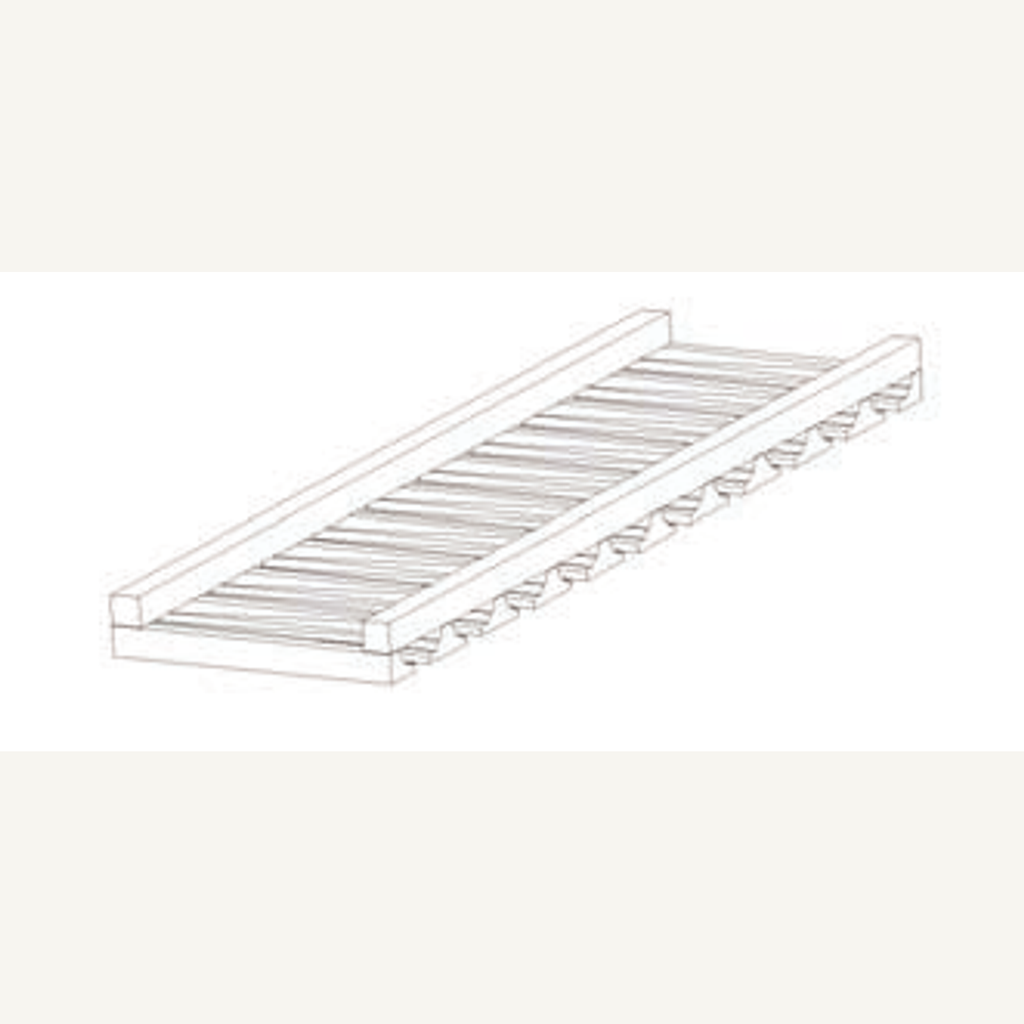 36GR-36GR — 36” Glass Rack | Grey Shaker - cabinet type illustration