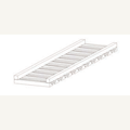 36GR-36GR — 36” Glass Rack | Grey Shaker - cabinet type illustration