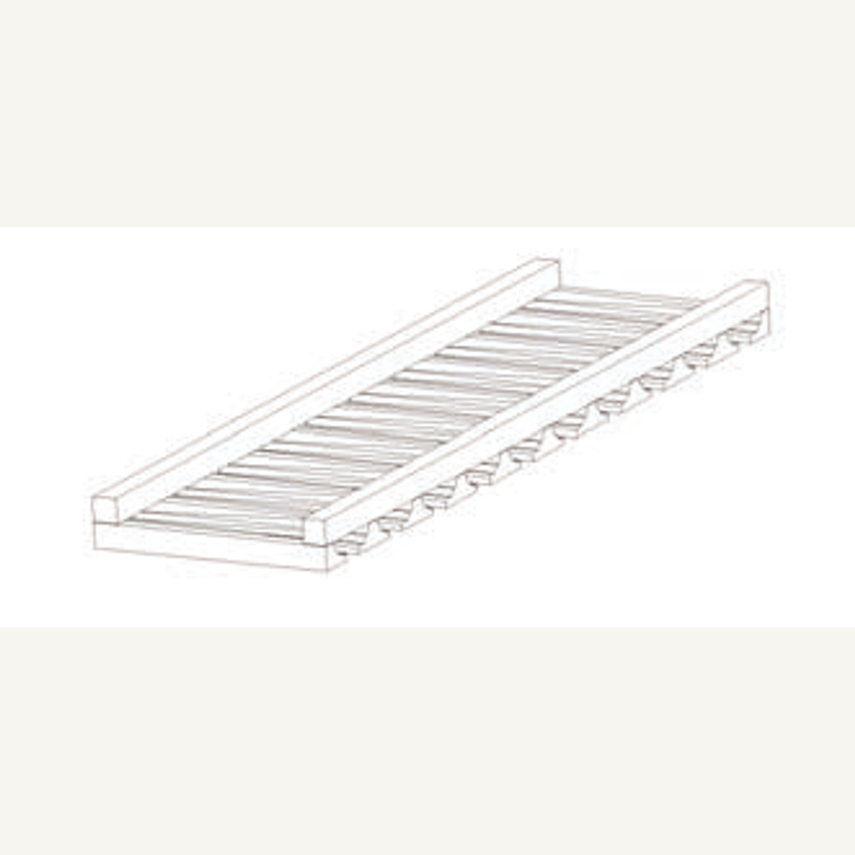 36GR-36GR — 36” Glass Rack | Grey Shaker - cabinet type illustration