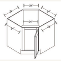 CSB42 — 42” Corner Sink Base Cabinet | Grey Shaker - cabinet type illustration