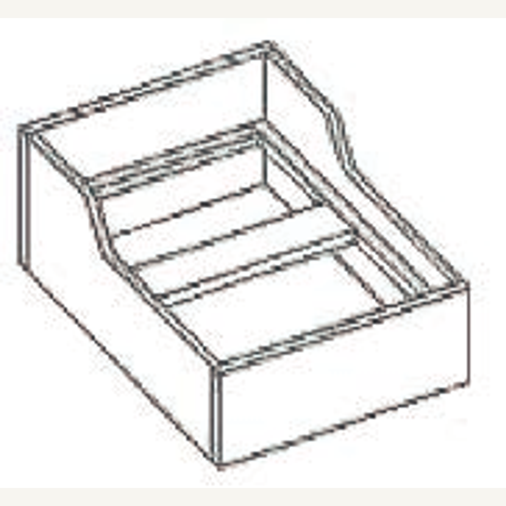 BMC30 — 30” Base Microwave Cabinet | Grey Shaker - cabinet type illustration