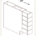BWRC6 — 6” Spice Drawer | Grey Shaker - cabinet type illustration