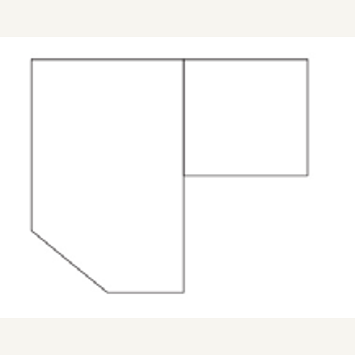 OCM8 — 8’ Outside Corner Molding | Grey Shaker - cabinet type illustration