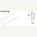 SM8 — Scribe Molding | Grey Shaker - cabinet type illustration