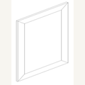 FD1242 — 12x42 False Door | Grey Shaker - cabinet type illustration