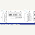 PC309624 — 30x96x24 Pantry Cabinet Complete Cabinet | Grey Shaker - cabinet type illustration