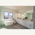VB18 — 18” Vanity Base | Grey Shaker - cabinet type illustration