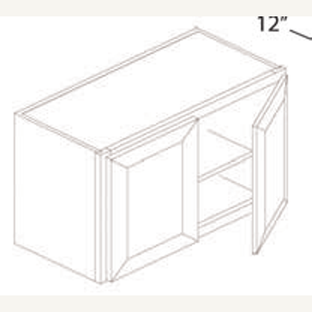 W4242 — 42x42 Wall Cabinet | Grey Shaker - cabinet type illustration