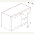 W4242 — 42x42 Wall Cabinet | Grey Shaker - cabinet type illustration