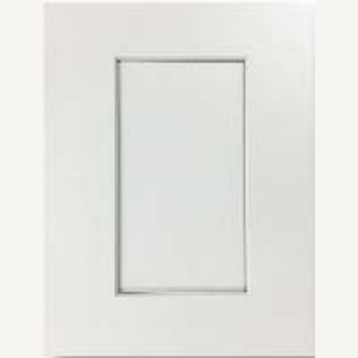 White Shaker cabinet door sample